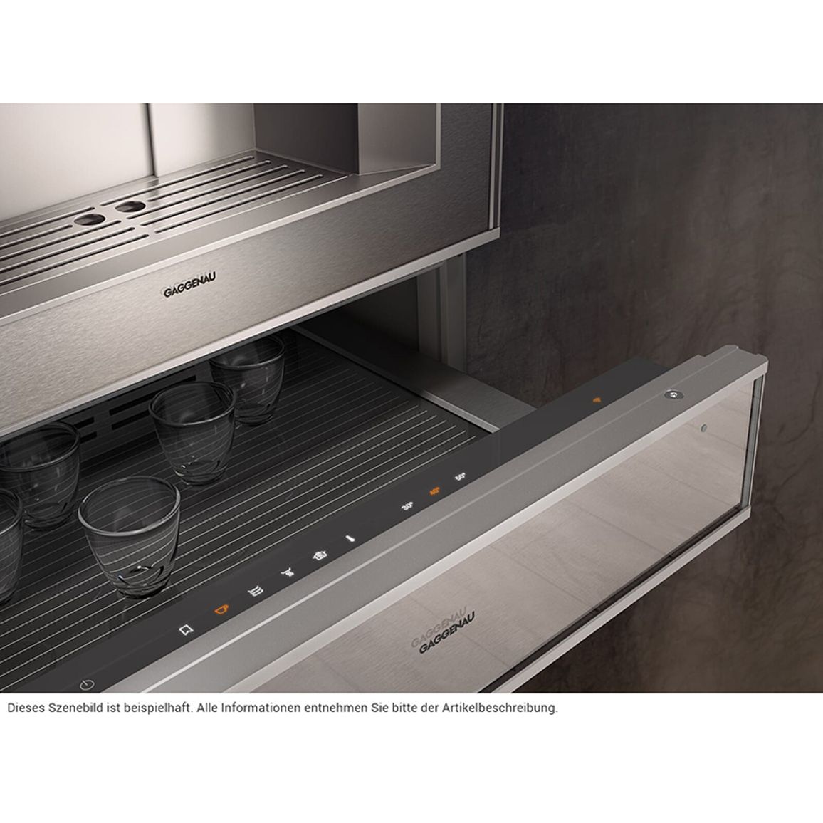 Шкаф для подогрева посуды WS461102 антрацит GAGGENAU Шкаф для подогрева посуды WS461102 антрацит GAGGENAU
