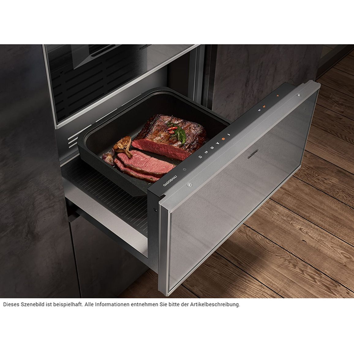 Шкаф для подогрева посуды WS462112 правая нержавеющая сталь за стеклом GAGGENAU Шкаф для подогрева посуды WS462112 правая нержавеющая сталь за стеклом GAGGENAU