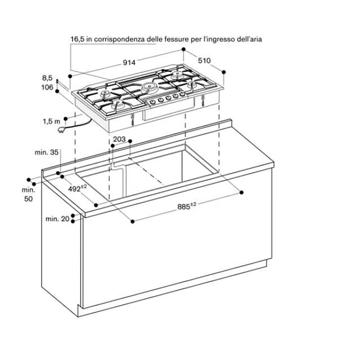 Газовая варочная поверхность VG295250 нержавеющая сталь GAGGENAU Газовая варочная поверхность VG295250 нержавеющая сталь GAGGENAU