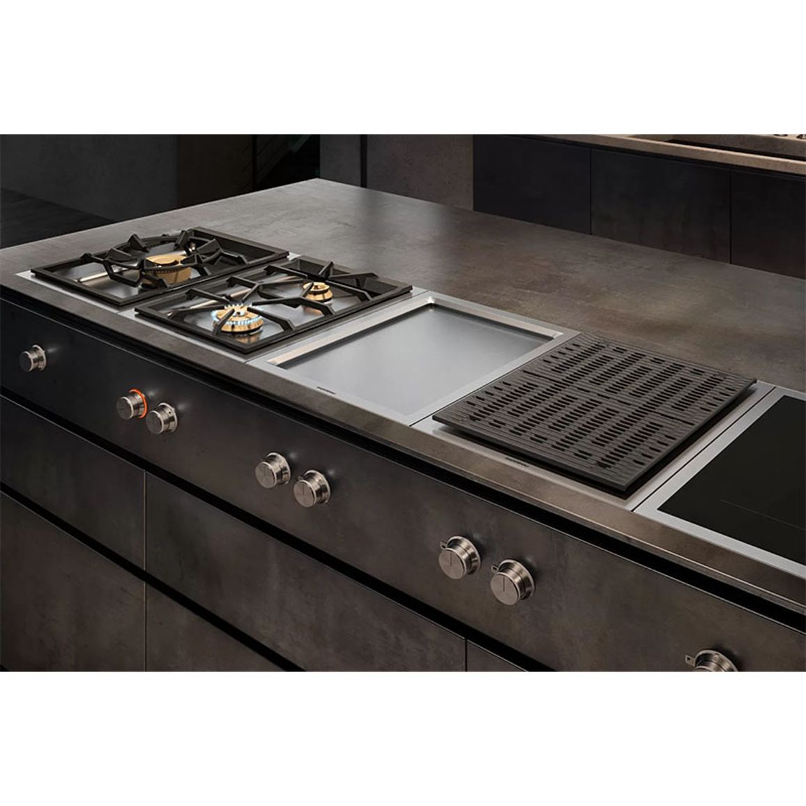 Газовая варочная поверхность VG415215 нержавеющая сталь GAGGENAU