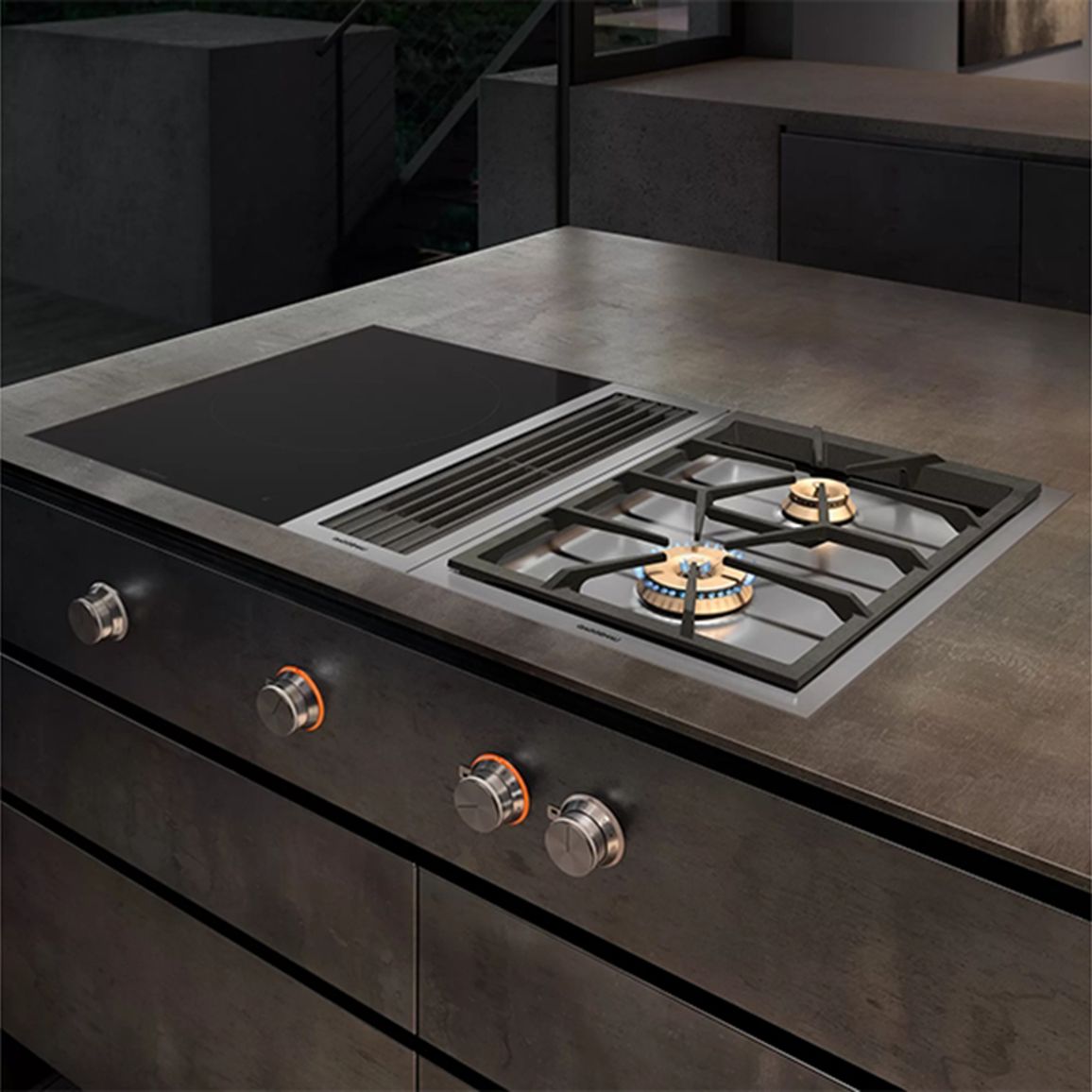 Газовая варочная поверхность VG425215 нержавеющая сталь GAGGENAU Газовая варочная поверхность VG425215 нержавеющая сталь GAGGENAU