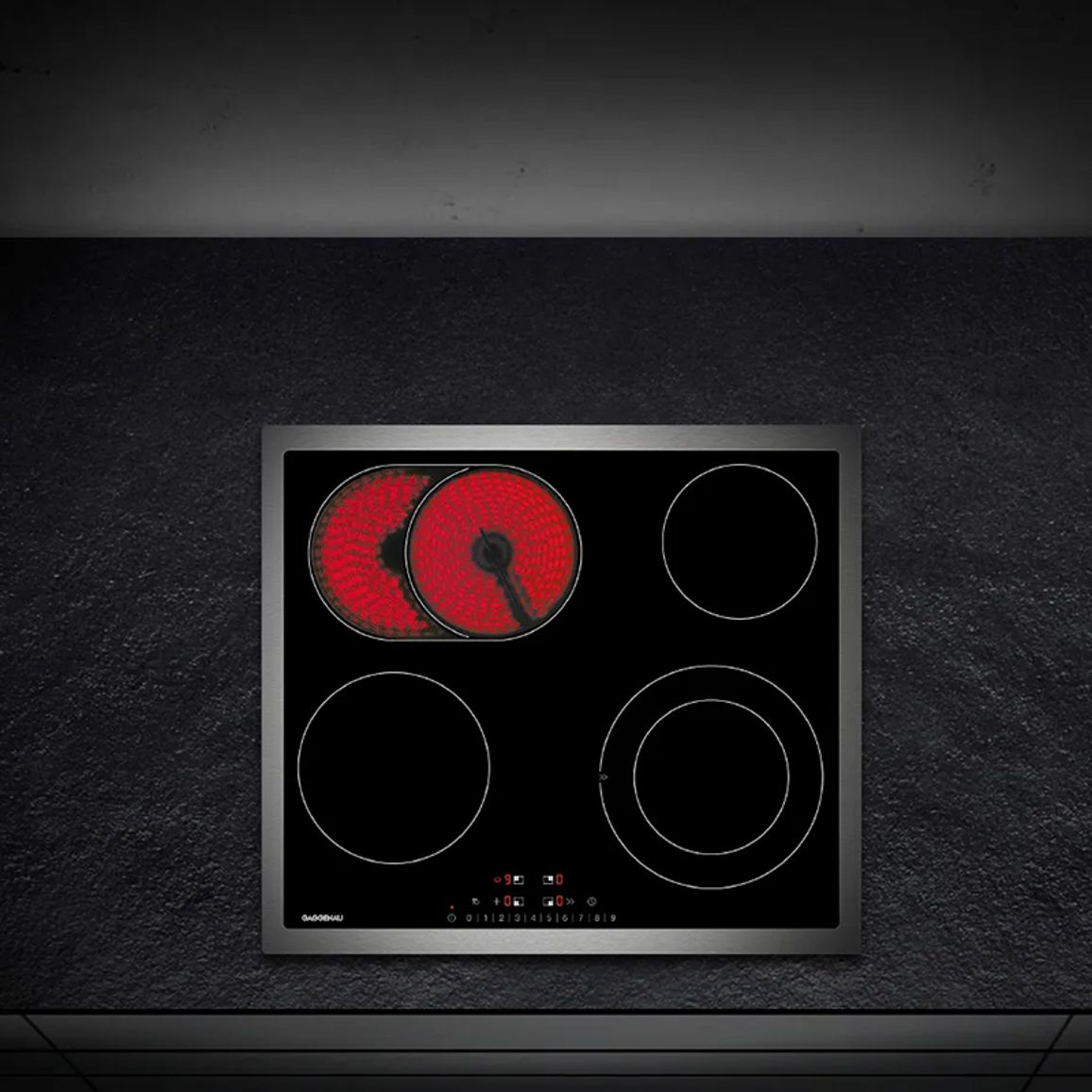 Стеклокерамическая варочная поверхность CE261114 черный GAGGENAU Стеклокерамическая варочная поверхность CE261114 черный GAGGENAU