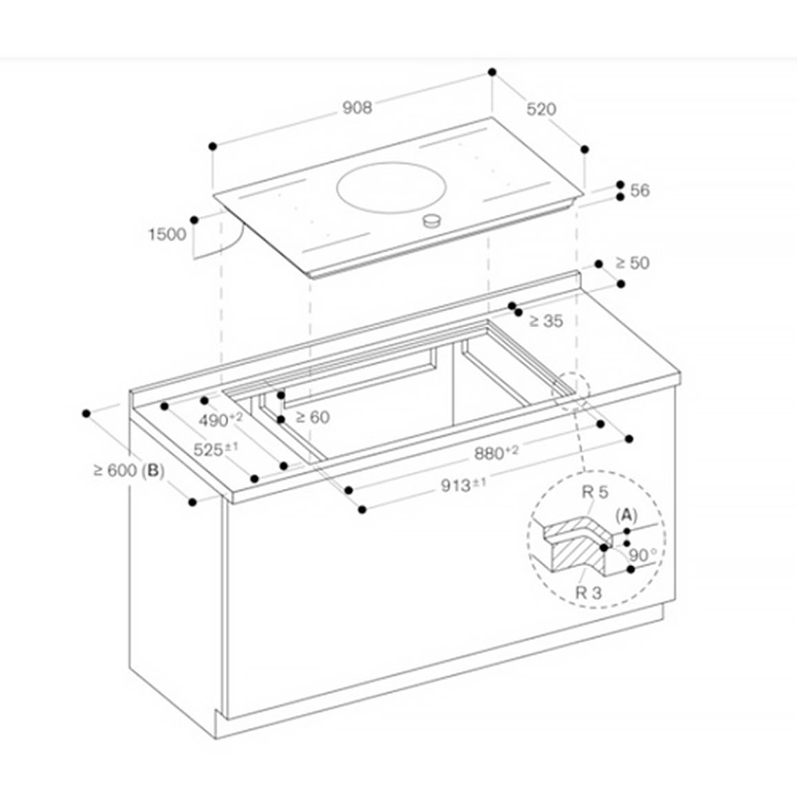 Индукционная варочная поверхность CI292102 черный GAGGENAU Индукционная варочная поверхность CI292102 черный GAGGENAU