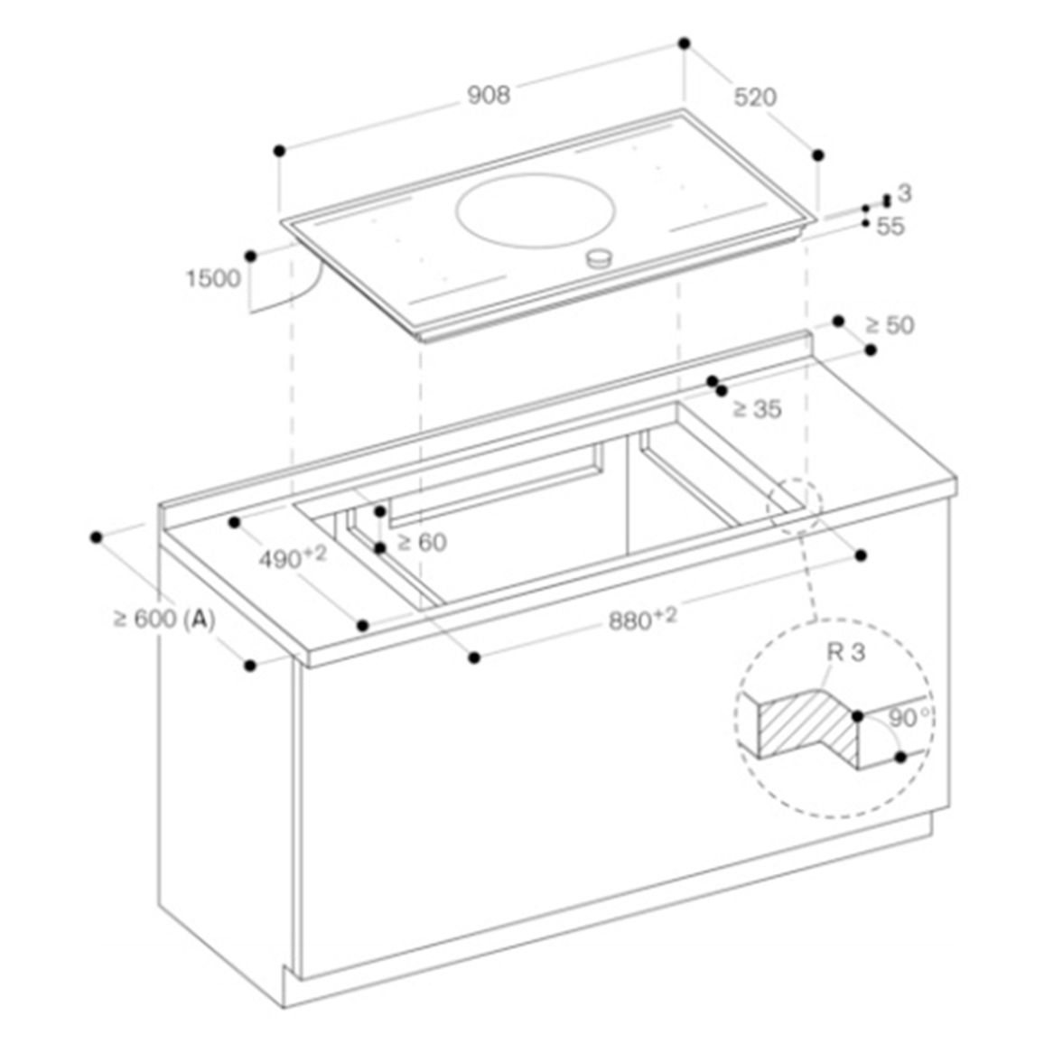 Индукционная варочная поверхность CI292112 черный GAGGENAU Индукционная варочная поверхность CI292112 черный GAGGENAU