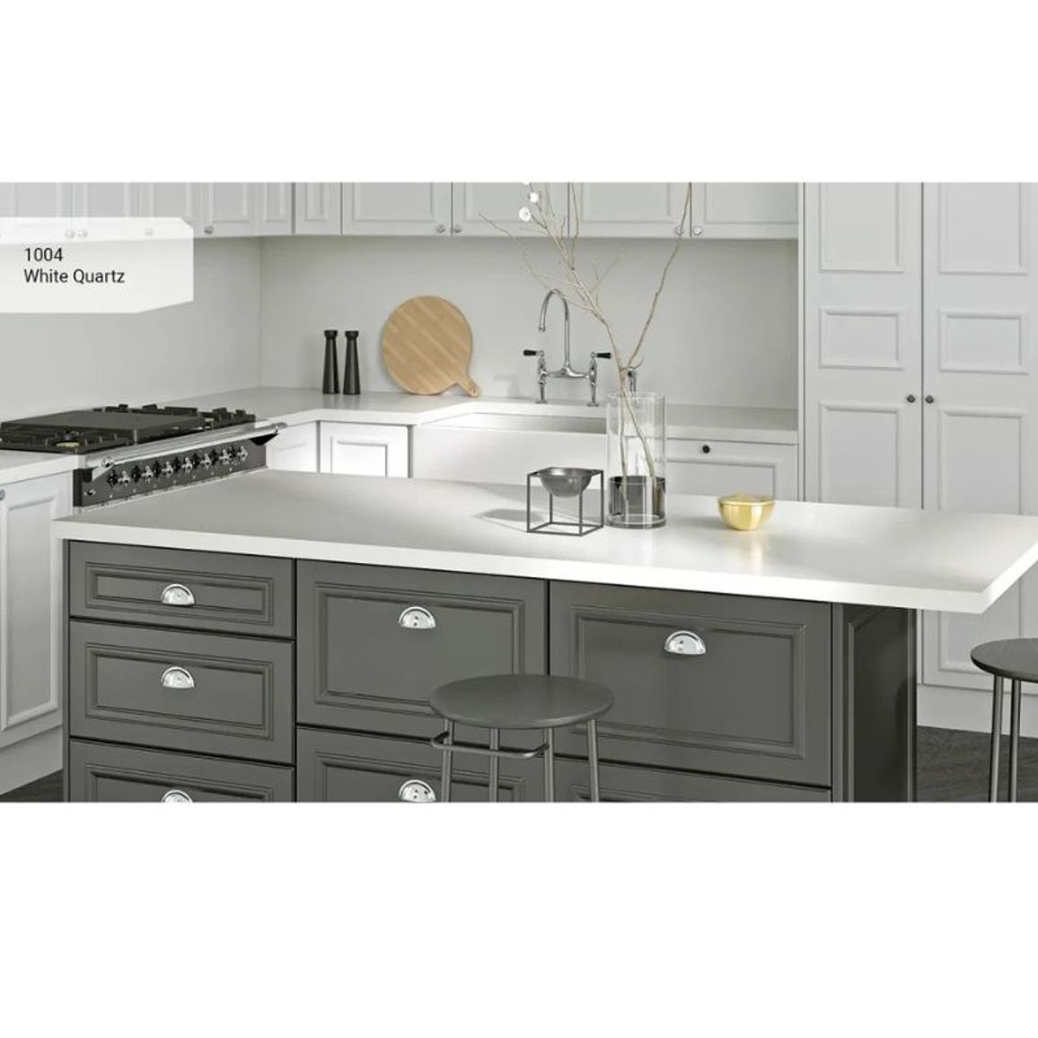 Штучний кварцит Avant 1004 White Quartz 20мм Штучний кварцит Avant 1004 White Quartz 20мм