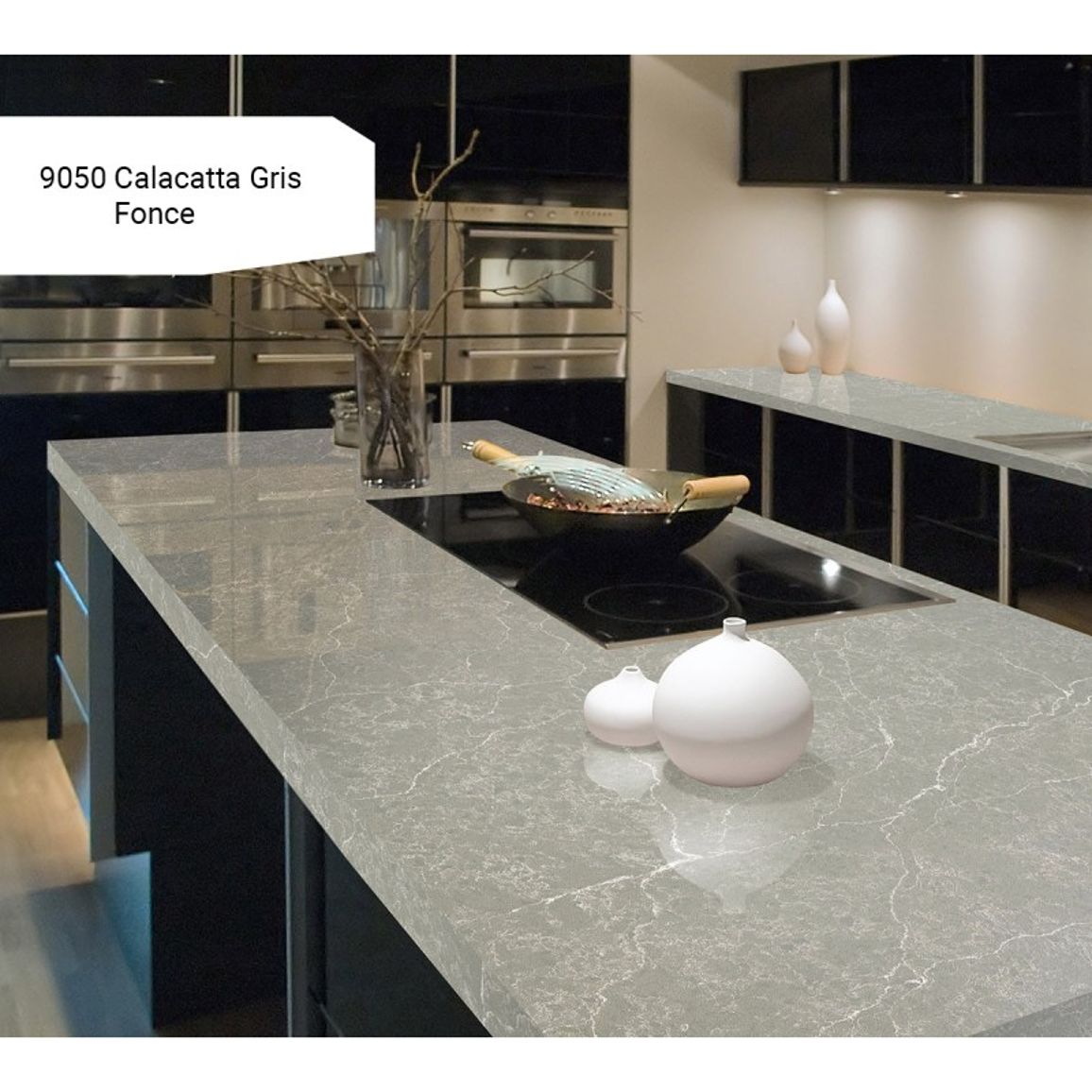 Штучний кварцит Avant 9050 Gris Fonce 20мм Штучний кварцит Avant 9050 Gris Fonce 20мм