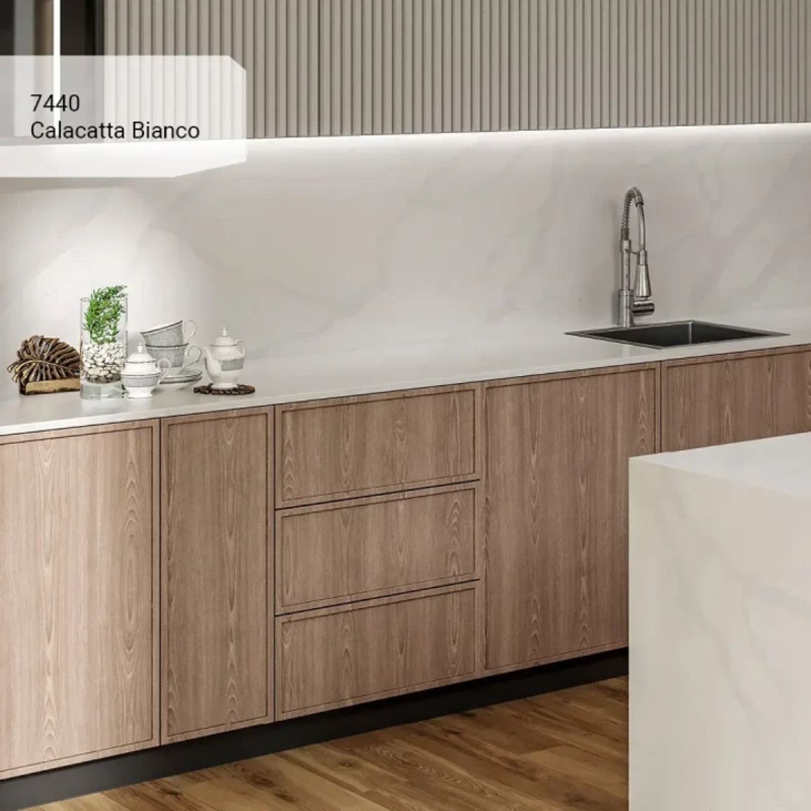 Штучний кварцит Avant 7440 Calacatta Bianco 20мм Штучний кварцит Avant 7440 Calacatta Bianco 20мм