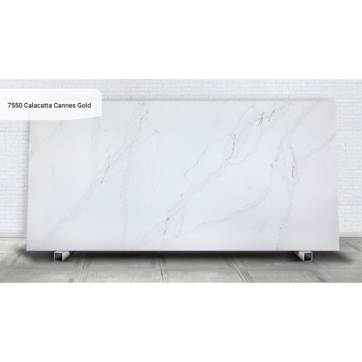 Штучний кварцит Avant 7550 Calacatta Cannes Gold 20мм Штучний кварцит Avant 7550 Calacatta Cannes Gold 20мм