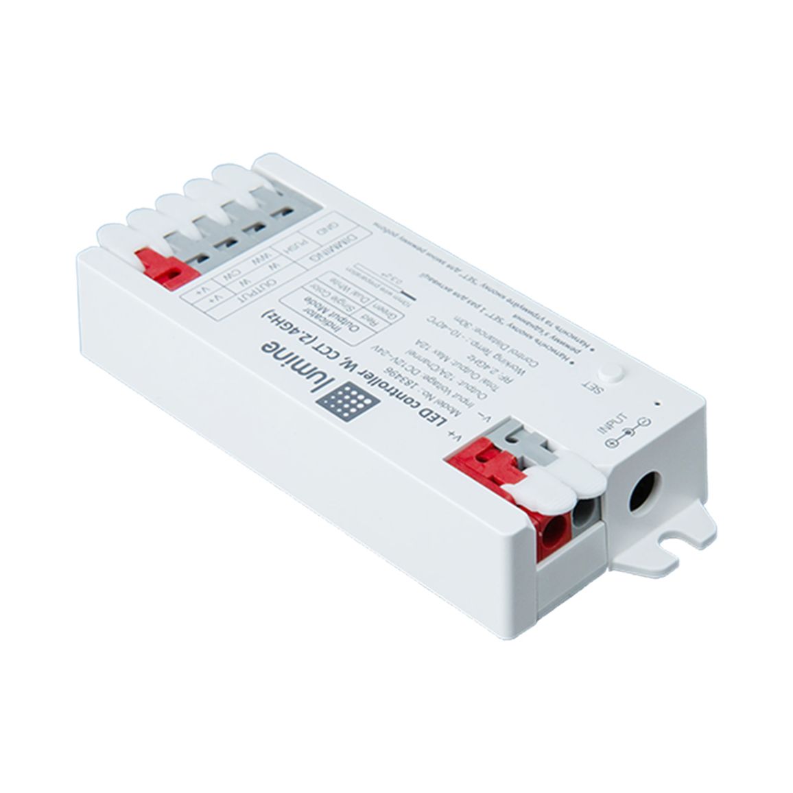 LED контроллер W, ССT 2 в 1, DC 12/24V, 12А, 2,4G, Lumine