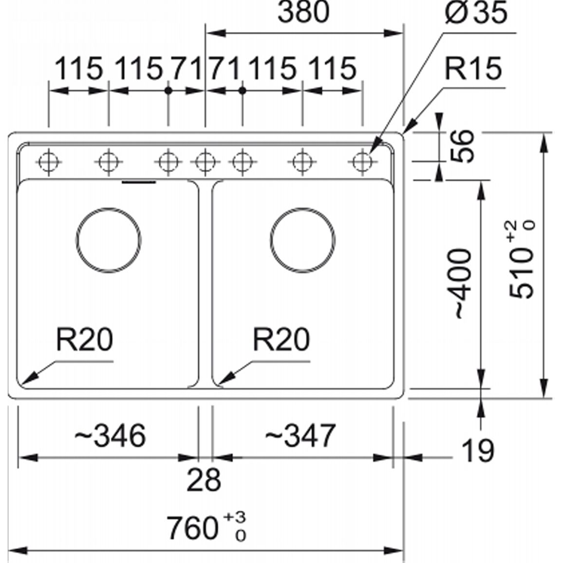 Мойка с сифоном гранит MRG 620 TL оникс Franke (114.0720.008) Мойка с сифоном гранит MRG 620 TL оникс Franke (114.0720.008)