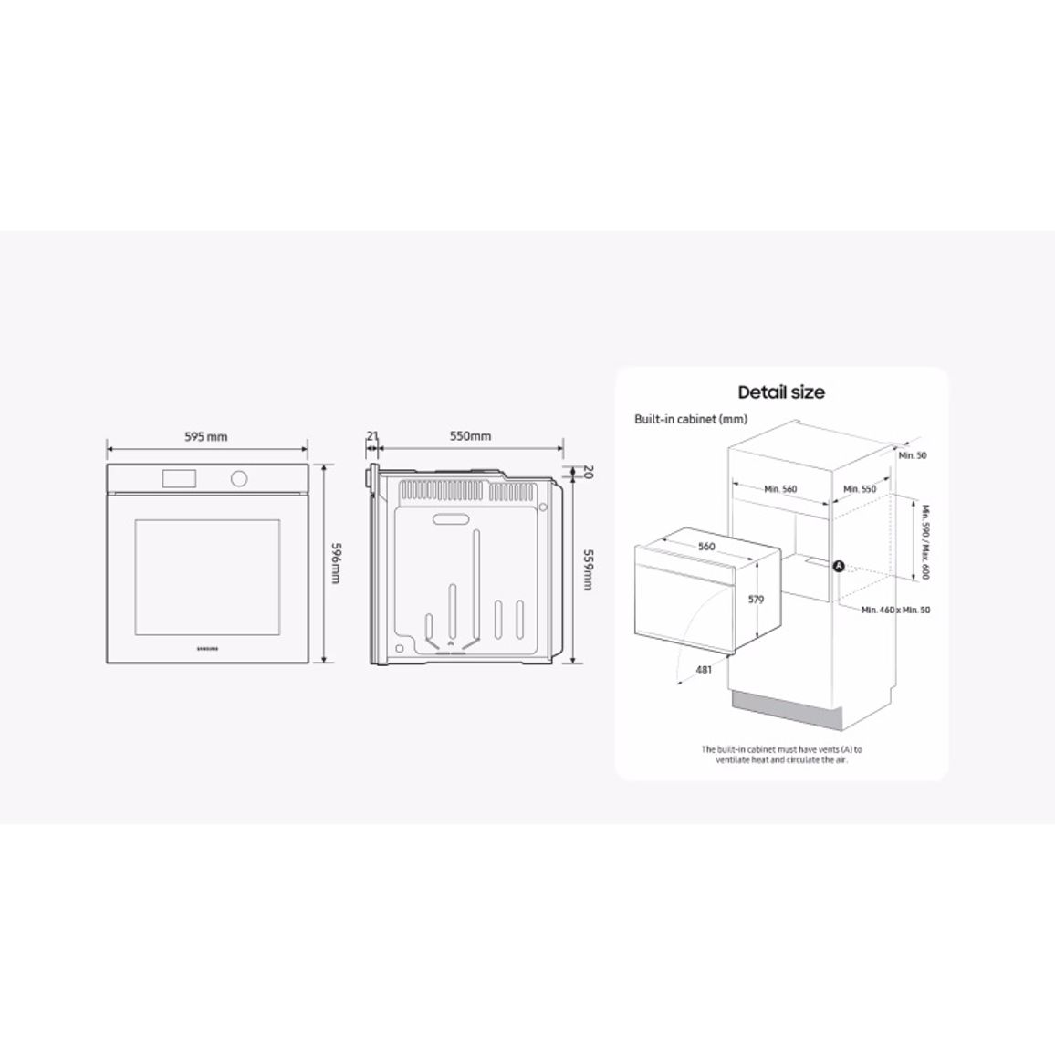 Духова шафа NV7B7997AAA/WT SAMSUNG Духова шафа NV7B7997AAA/WT SAMSUNG
