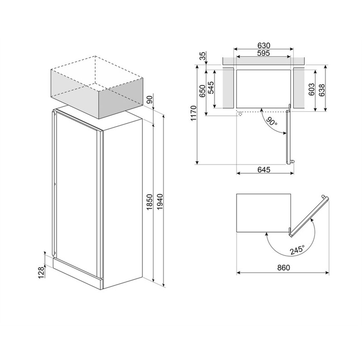 Винна шафа SCV115G SMEG Винна шафа SCV115G SMEG