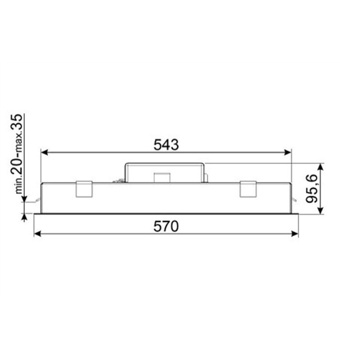 Вытяжка потолочная KLT12L4WH SMEG Вытяжка потолочная KLT12L4WH SMEG