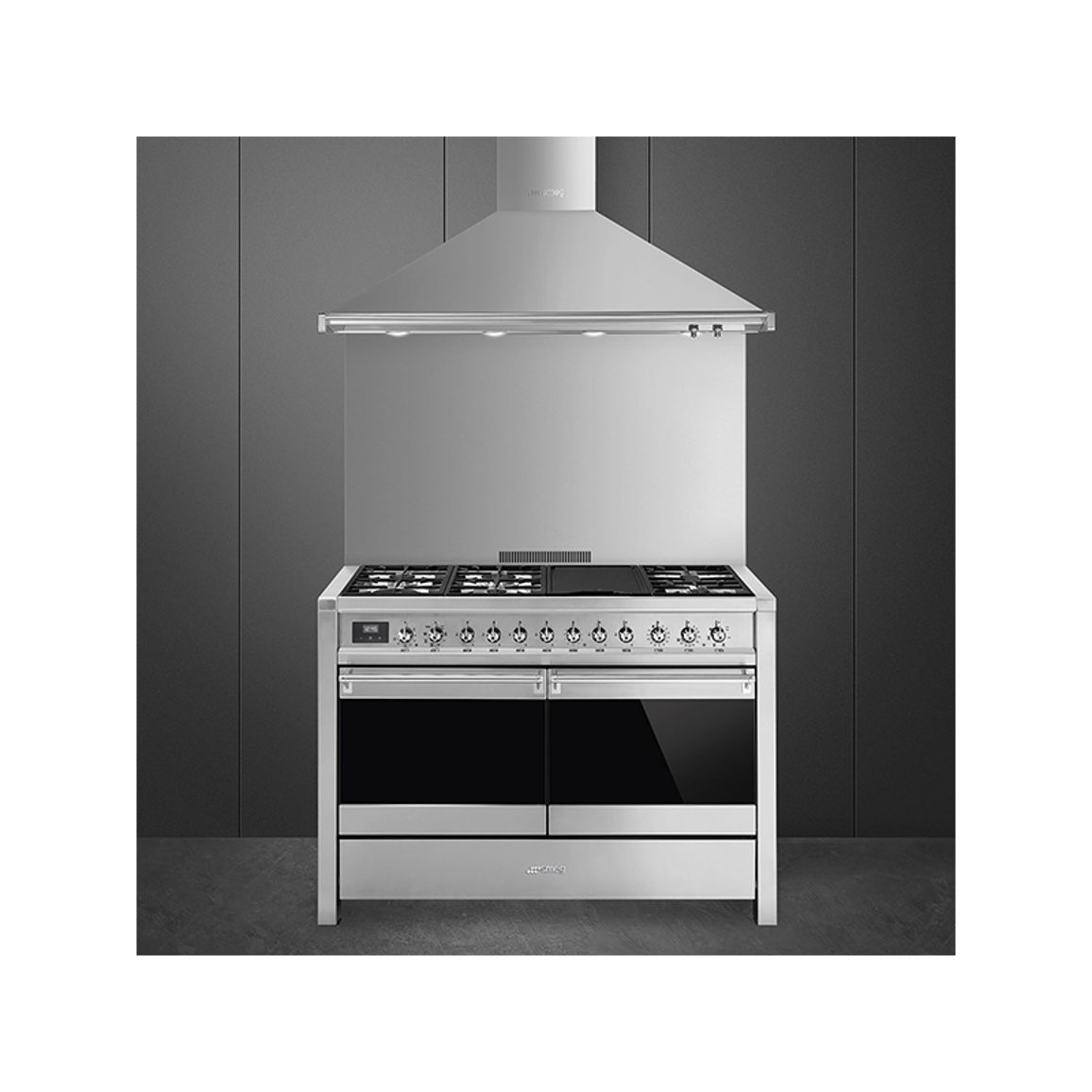 Варильний центр комбінований A4-81 SMEG Варильний центр комбінований A4-81 SMEG
