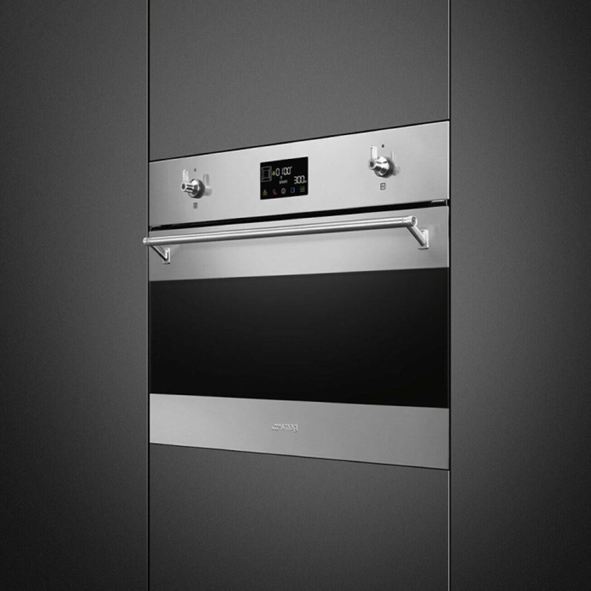 Духова шафа міктрохвилями SO4302M1X SMEG Духова шафа міктрохвилями SO4302M1X SMEG