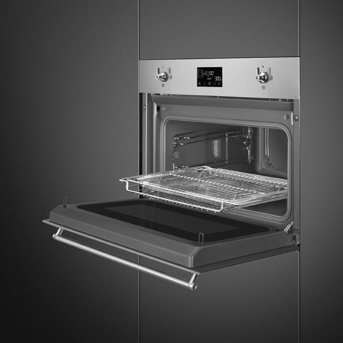 Духова шафа міктрохвилями SO4302M1X SMEG Духова шафа міктрохвилями SO4302M1X SMEG