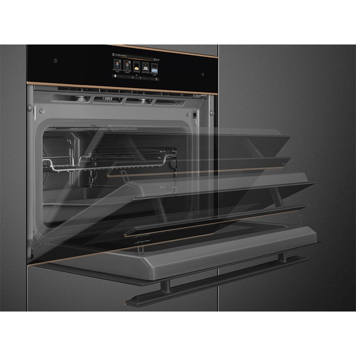 Духова шафа з парою SO4604S4PNR SMEG