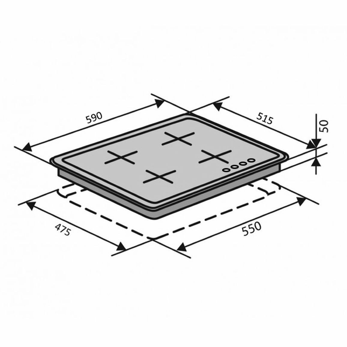 Газовая варочная поверхность HG640-VAG3 CEST (BK) VENTOLUX Газовая варочная поверхность HG640-VAG3 CEST (BK) VENTOLUX