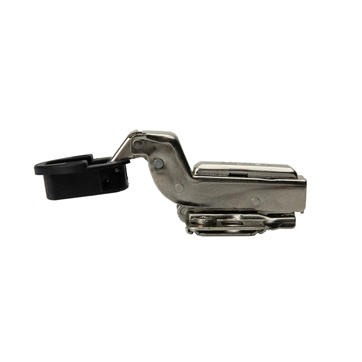 Петля для стекла, Clip-On, 105°, внутренняя, з дотягувачем, никель, 3D, Muller Profi Line Петля для стекла, Clip-On, 105°, внутренняя, з дотягувачем, никель, 3D, Muller Profi Line