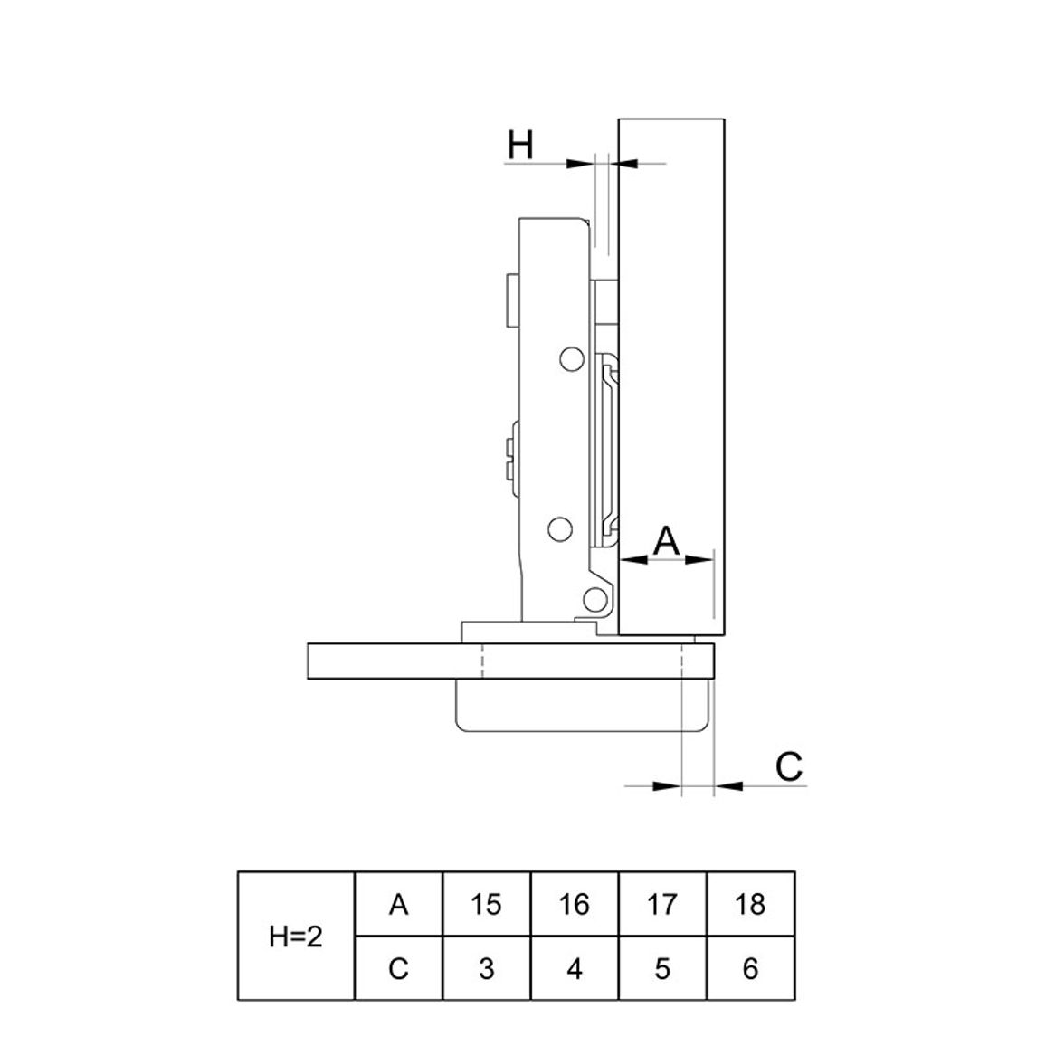 Петля для стекла, Clip-On, 105°, накладная, никель, 3D Muller Profi Line Петля для стекла, Clip-On, 105°, накладная, никель, 3D Muller Profi Line