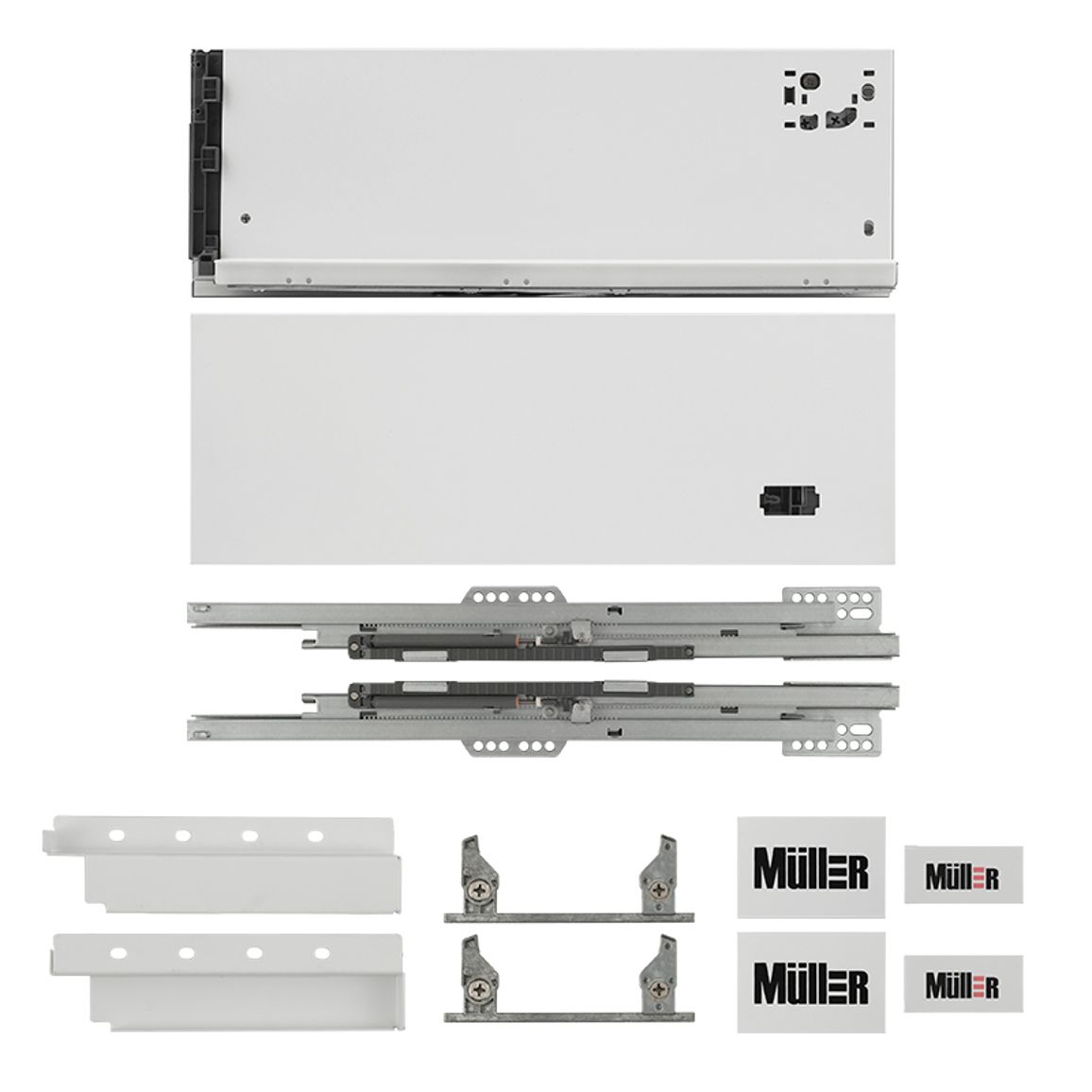 Комплект для ящика Muller Box profi line 3D L=550 Н=178 белый Комплект для ящика Muller Box profi line 3D L=550 Н=178 белый