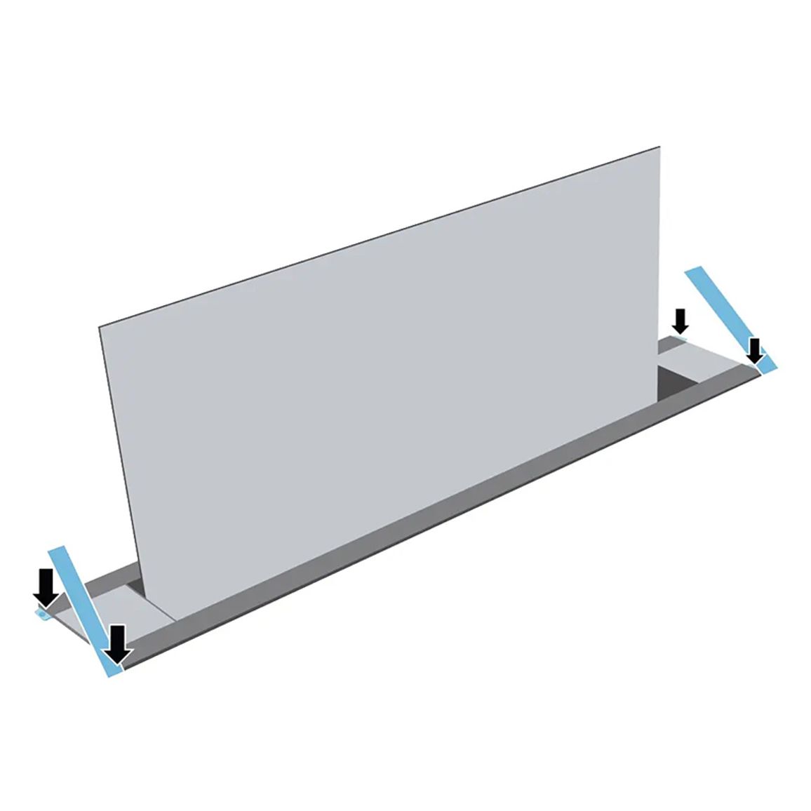Полосы для накладок Glassdraft черный глубокий Z5802GLDY0 Neff Полосы для накладок Glassdraft черный глубокий Z5802GLDY0 Neff