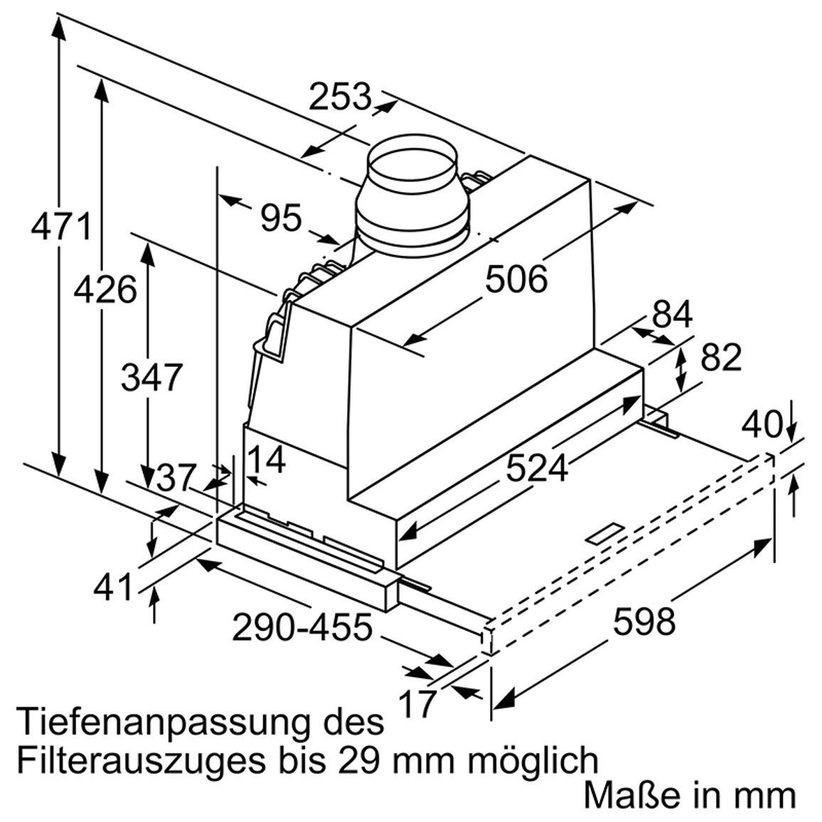 Витяжка телескопічна D46ML54X1 Neff Витяжка телескопічна D46ML54X1 Neff