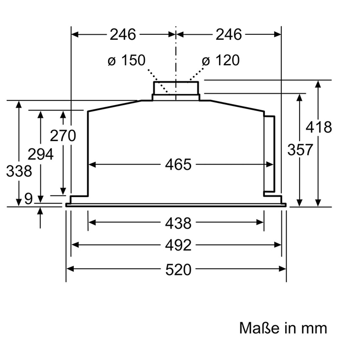 Витяжка вбудована D55ML66N1 Neff
