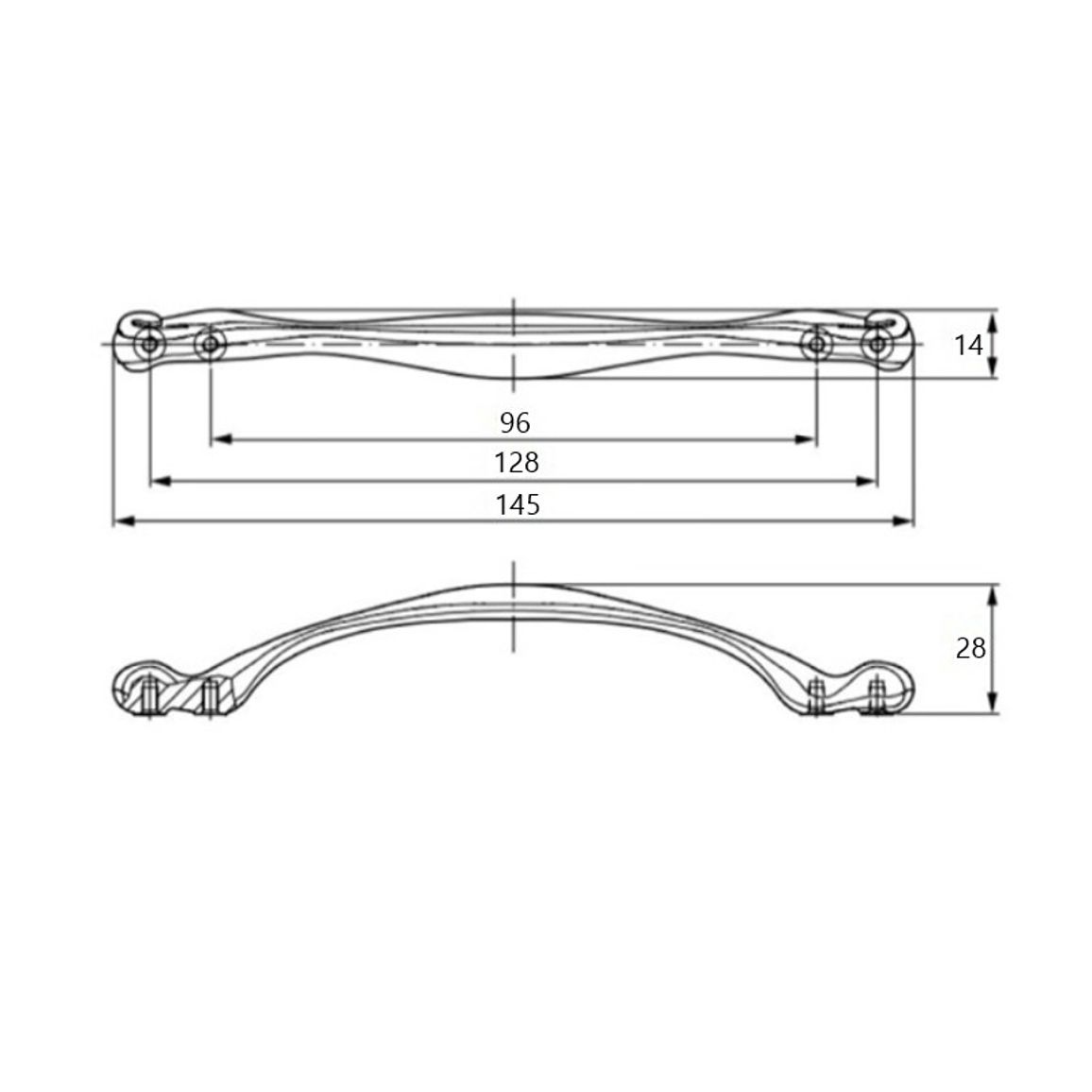 Ручка Marella D 15179.128 золото Ручка Marella D 15179.128 золото