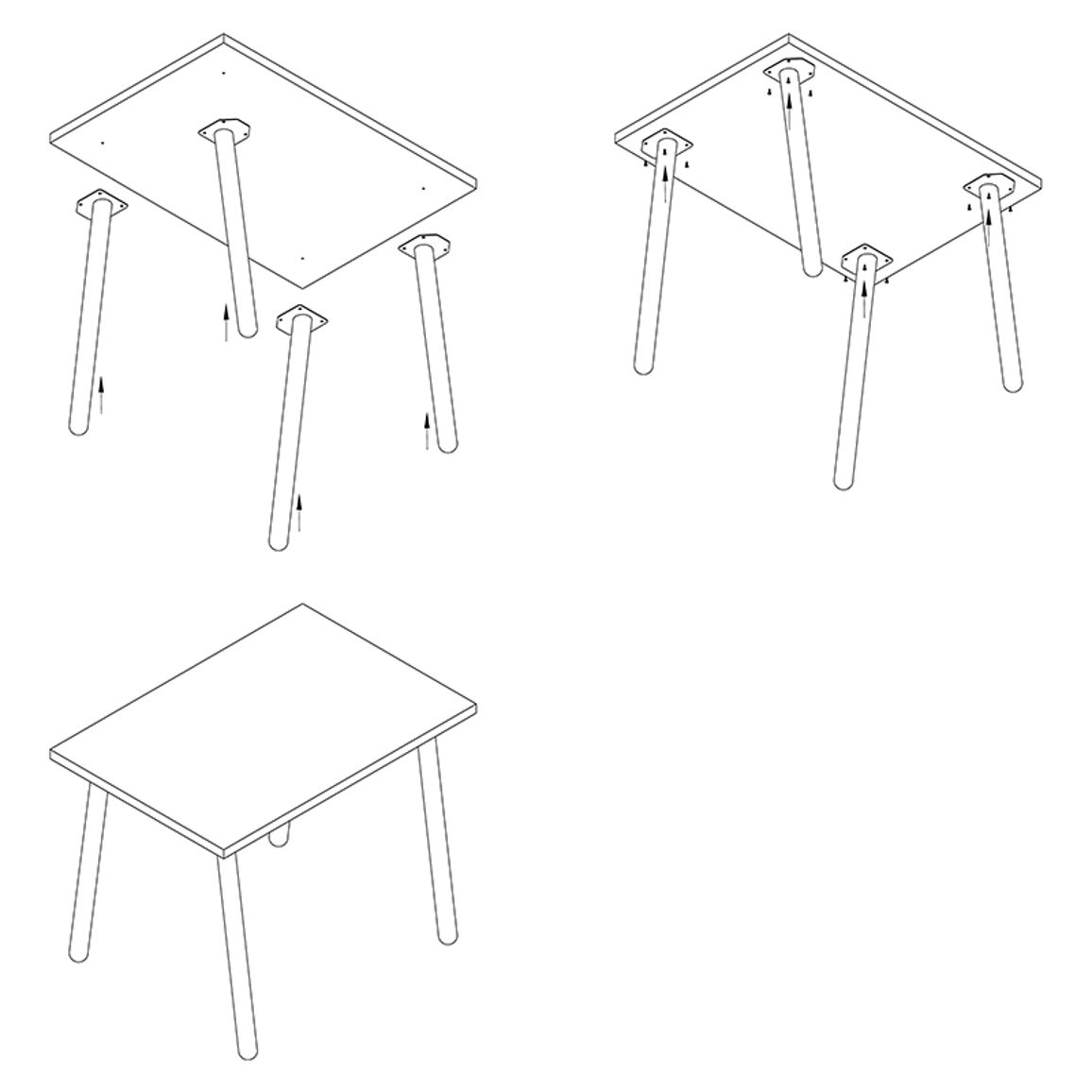 Ножка мебельная HAIRPIN Leg Slant h71см черная структурная Ножка мебельная HAIRPIN Leg Slant h71см черная структурная