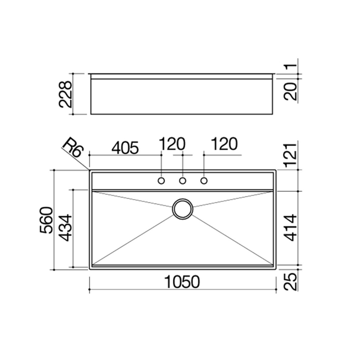 Мийка нерж. сталь FLEXI 105х56см 1LFX101 Barazza Мийка нерж. сталь FLEXI 105х56см 1LFX101 Barazza