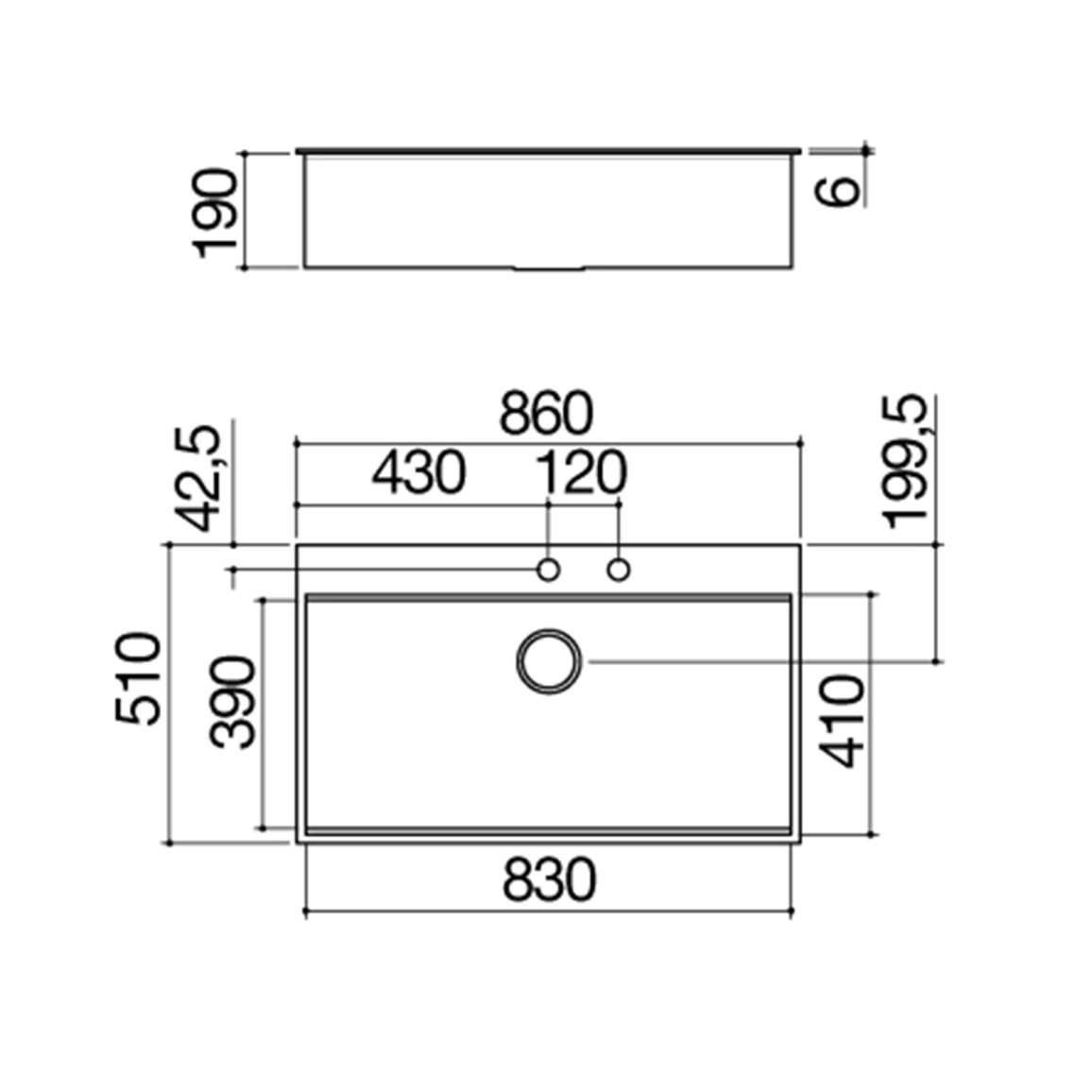 Мойка нерж. сталь B_FREE 86x51см 1LBF9 Barazza Мойка нерж. сталь B_FREE 86x51см 1LBF9 Barazza