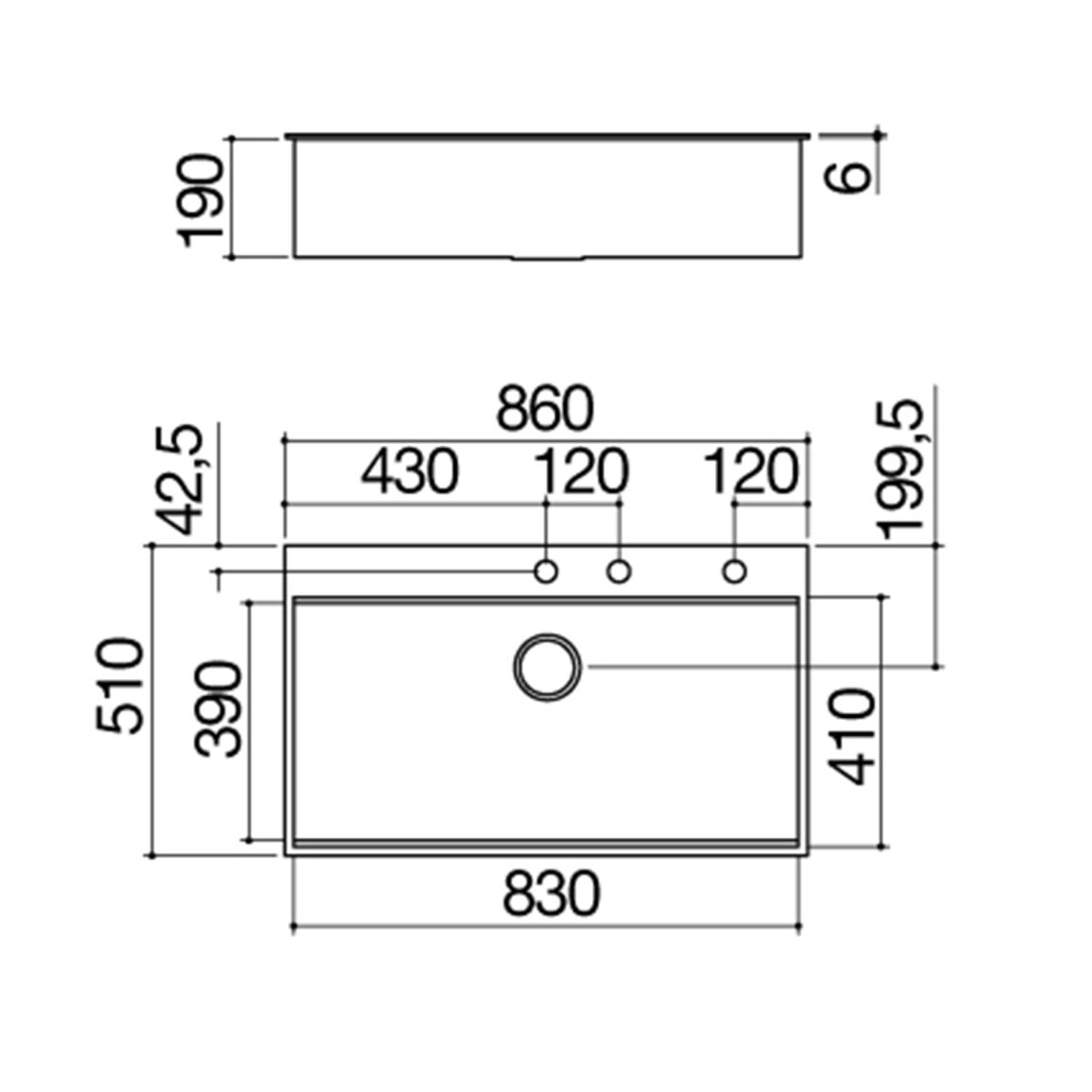 Мийка нерж. сталь B_FREE KIT 86x51см 1LBF9K Barazza Мийка нерж. сталь B_FREE KIT 86x51см 1LBF9K Barazza