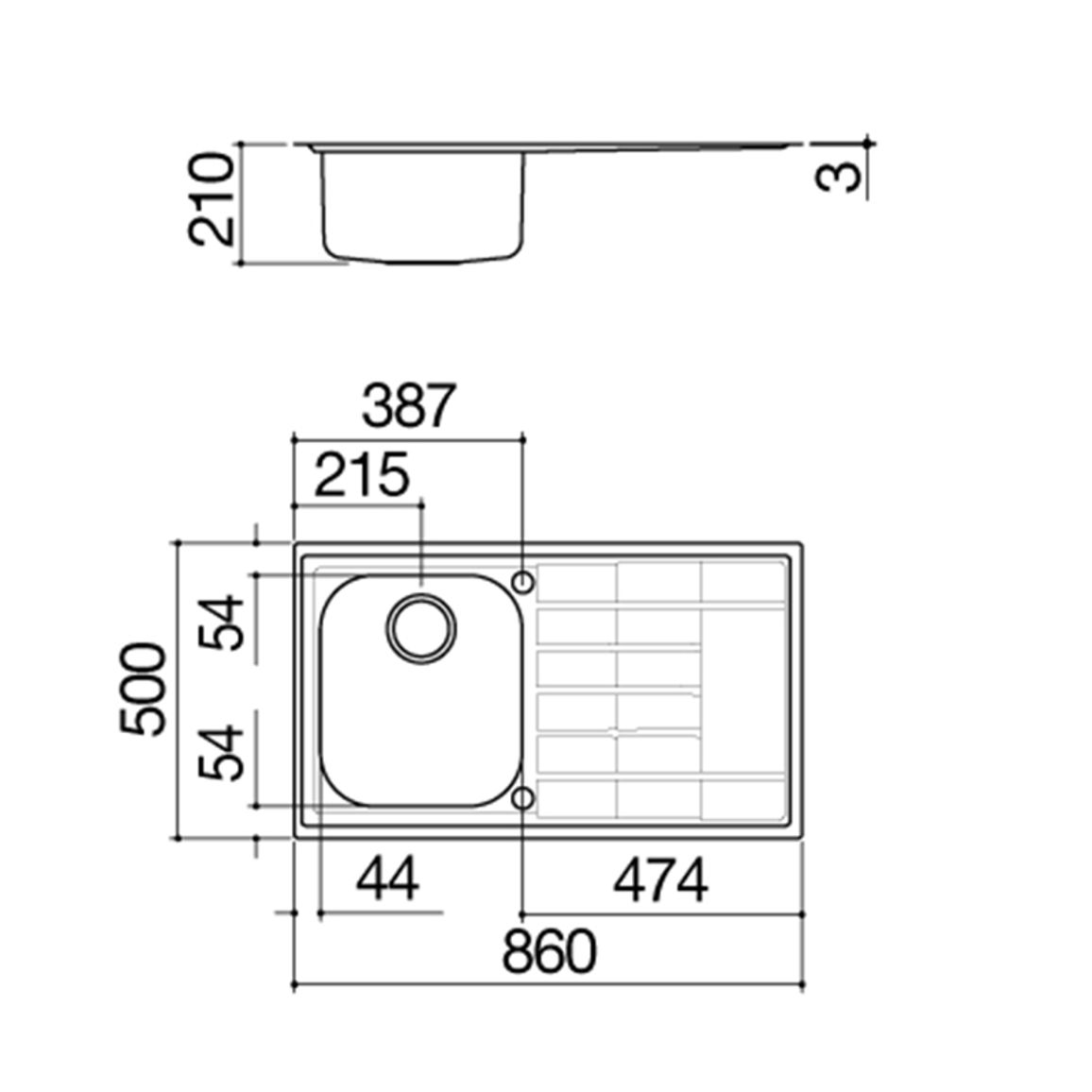 Мойка нерж. сталь B_LEVEL 86x50см 1LLV90/1S Barazza Мойка нерж. сталь B_LEVEL 86x50см 1LLV90/1S Barazza