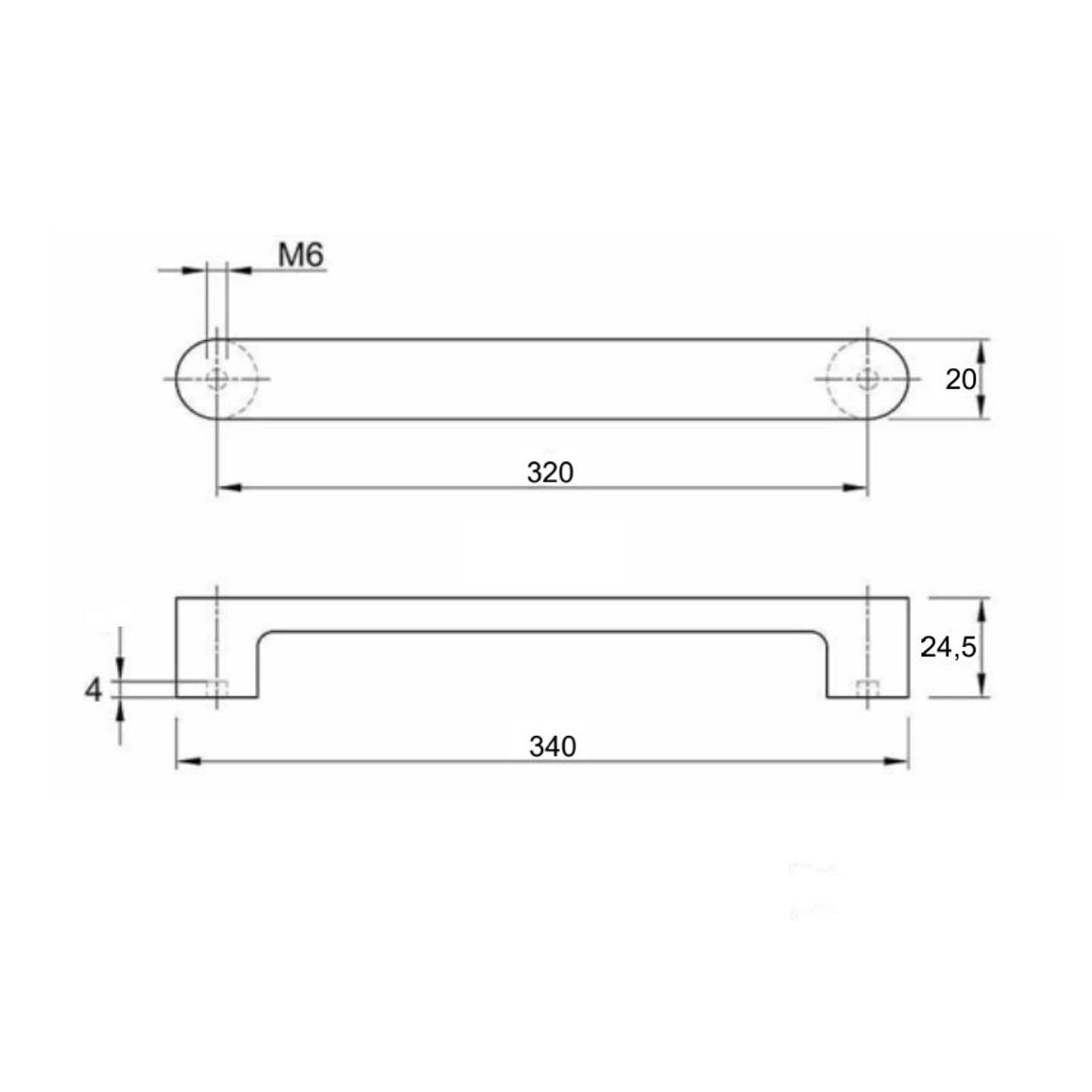 Ручка Ferro Fiori M 0080.320 черный дуб Ручка Ferro Fiori M 0080.320 черный дуб