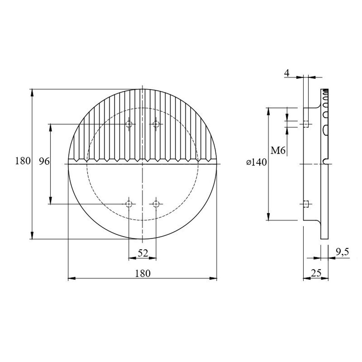Ручка Ferro Fiori M 0084.180 білий дуб