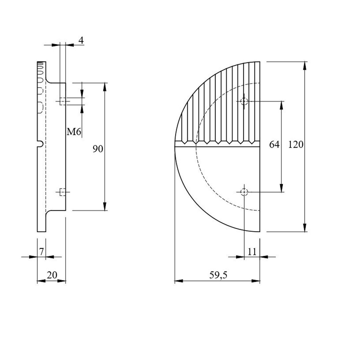 Ручка Ferro Fiori M 0083.120.2 черный дуб Ручка Ferro Fiori M 0083.120.2 черный дуб