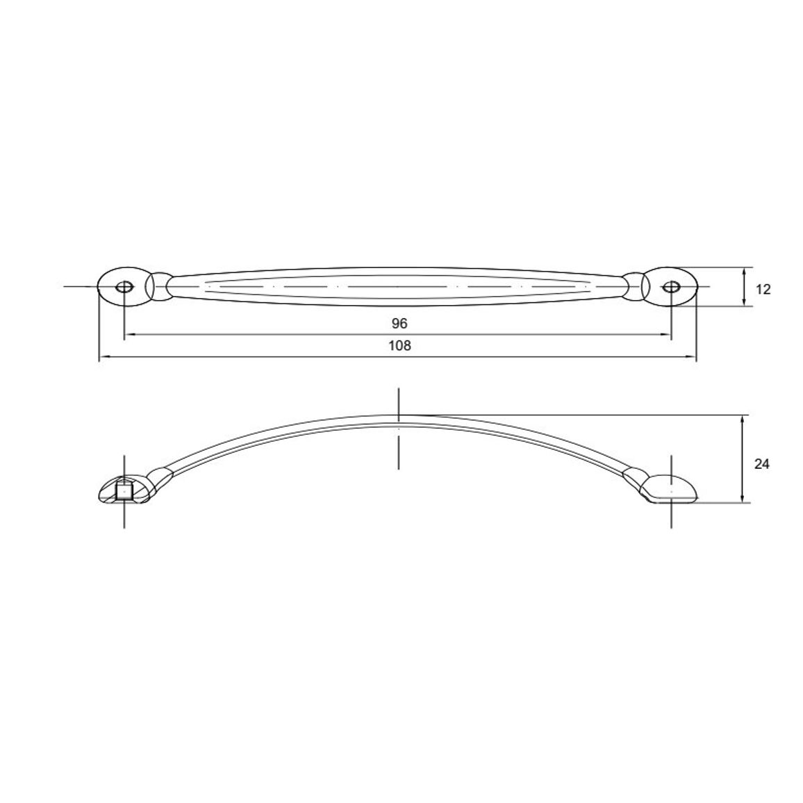 Ручка Marella CL 15900.096 серебро Ручка Marella CL 15900.096 серебро
