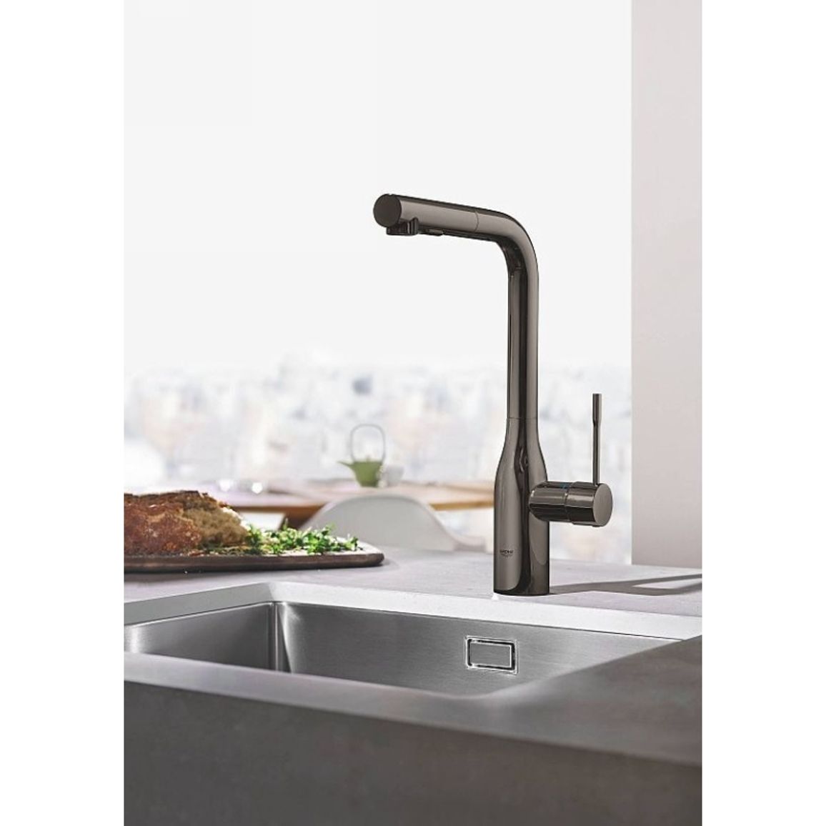 Смеситель Minta, графит Grohe (30274A00) Смеситель Minta, графит Grohe (30274A00)