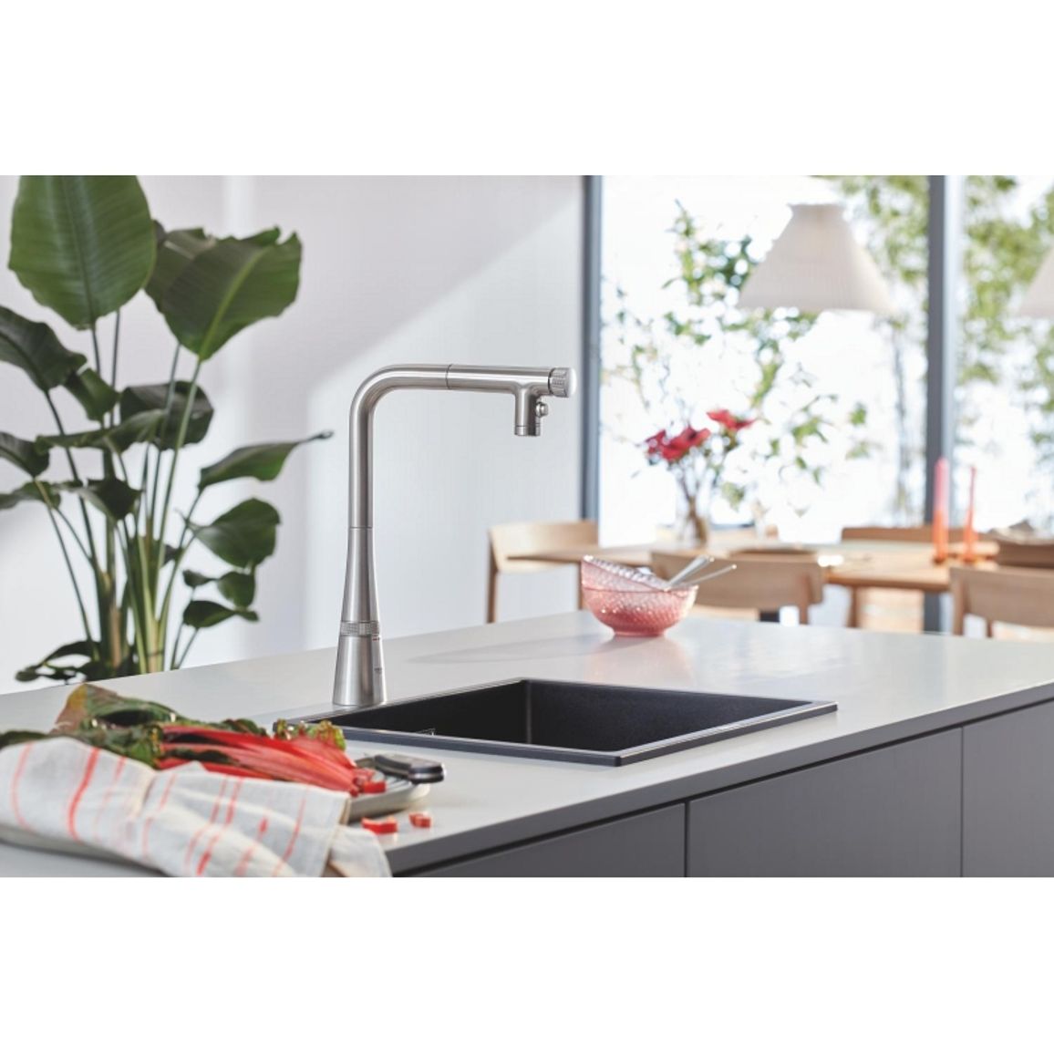 Смеситель Scala, супер сталь Grohe (31888DC0)