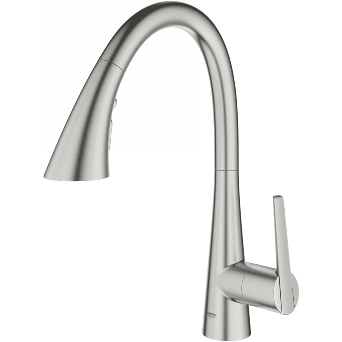 Смеситель Scala, супер сталь Grohe (30440DC0) Смеситель Scala, супер сталь Grohe (30440DC0)