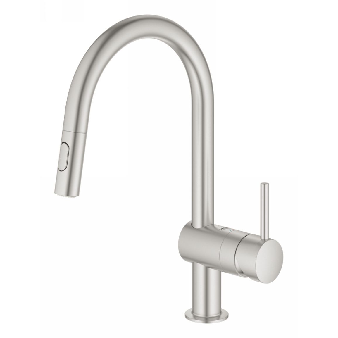 Смеситель Vento Dual Spray, супер сталь Grohe (30438DC0) Смеситель Vento Dual Spray, супер сталь Grohe (30438DC0)