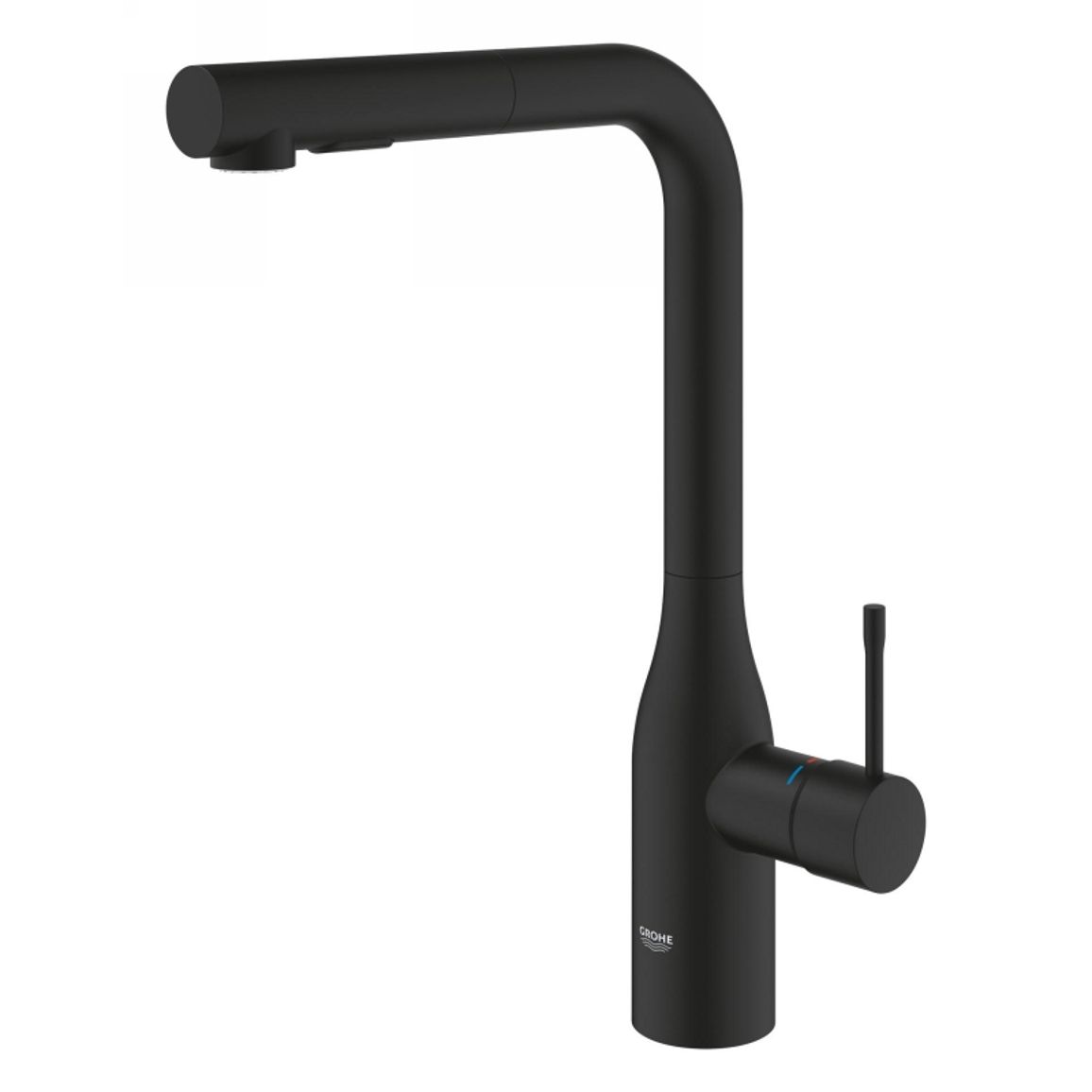 Смеситель Accent, черный фантомный Grohe (30432KF0) Смеситель Accent, черный фантомный Grohe (30432KF0)