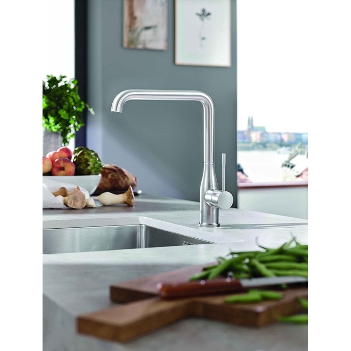Змішувач Accent, супер сталь Grohe (30423DC0) Змішувач Accent, супер сталь Grohe (30423DC0)