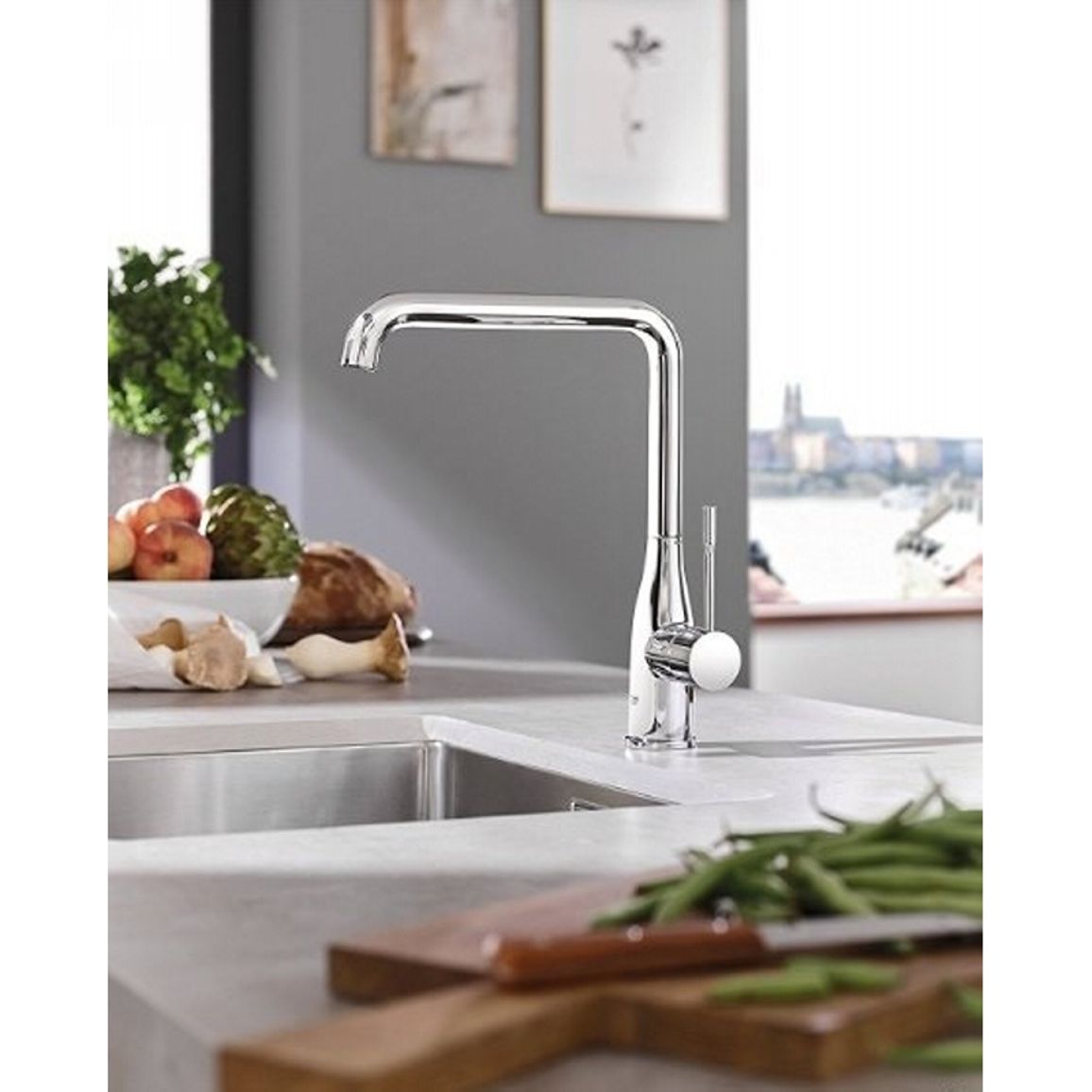 Змішувач Accent, хром Grohe (30423000) Змішувач Accent, хром Grohe (30423000)