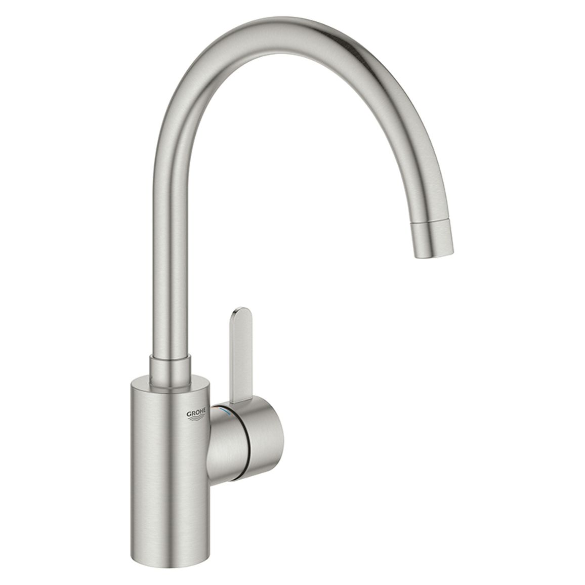 Змішувач Via Cosmo, супер сталь Grohe (30431DC0) Змішувач Via Cosmo, супер сталь Grohe (30431DC0)