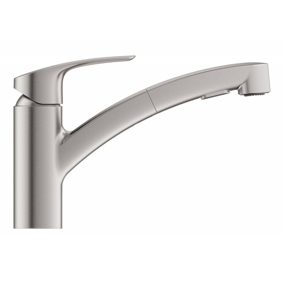 Смеситель Via, супер сталь Grohe (30406DC0)