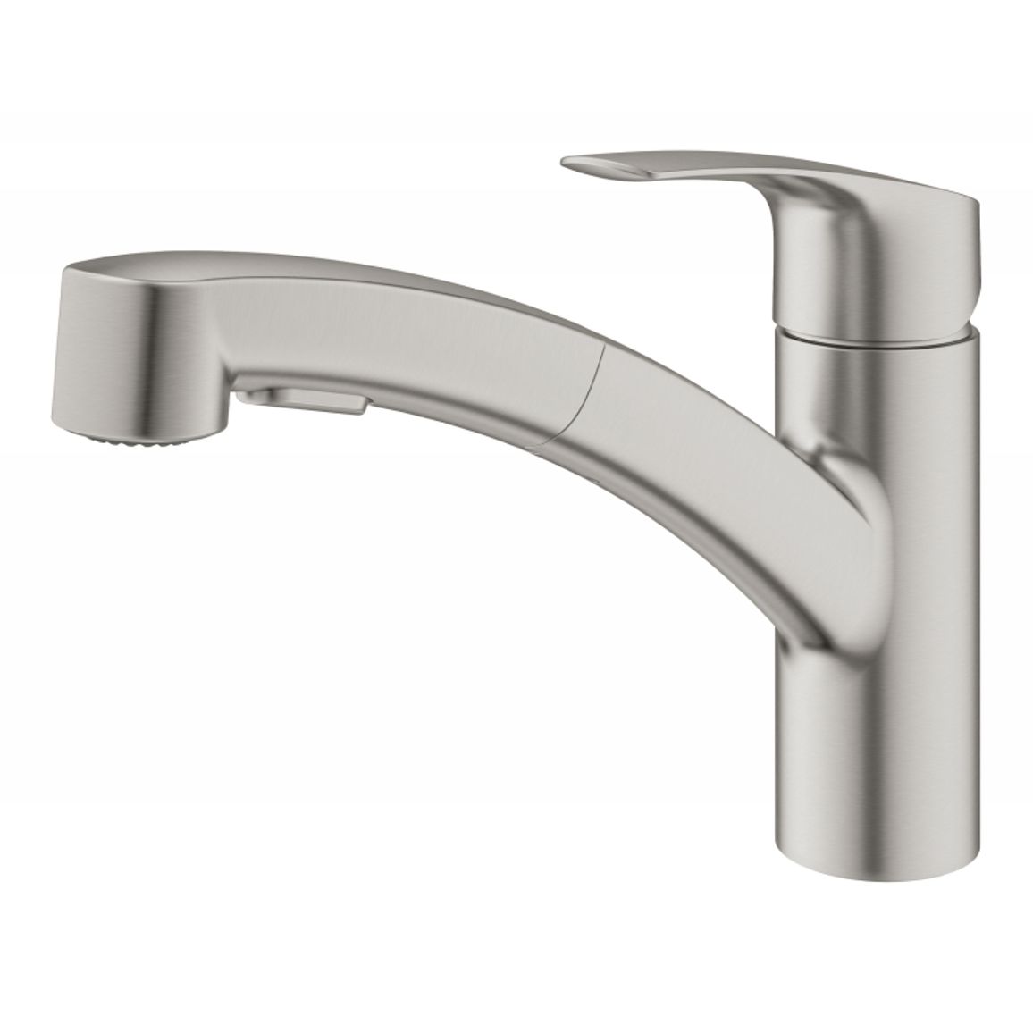 Смеситель Via, супер сталь Grohe (30406DC0)