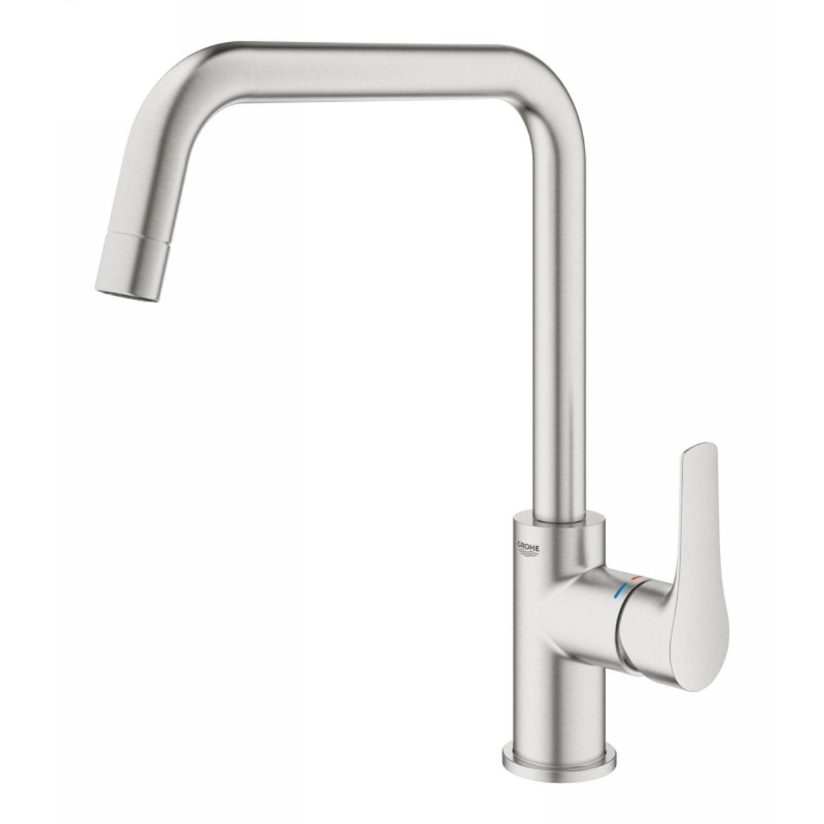 Смеситель Via, супер сталь Grohe (30568DC0) Смеситель Via, супер сталь Grohe (30568DC0)