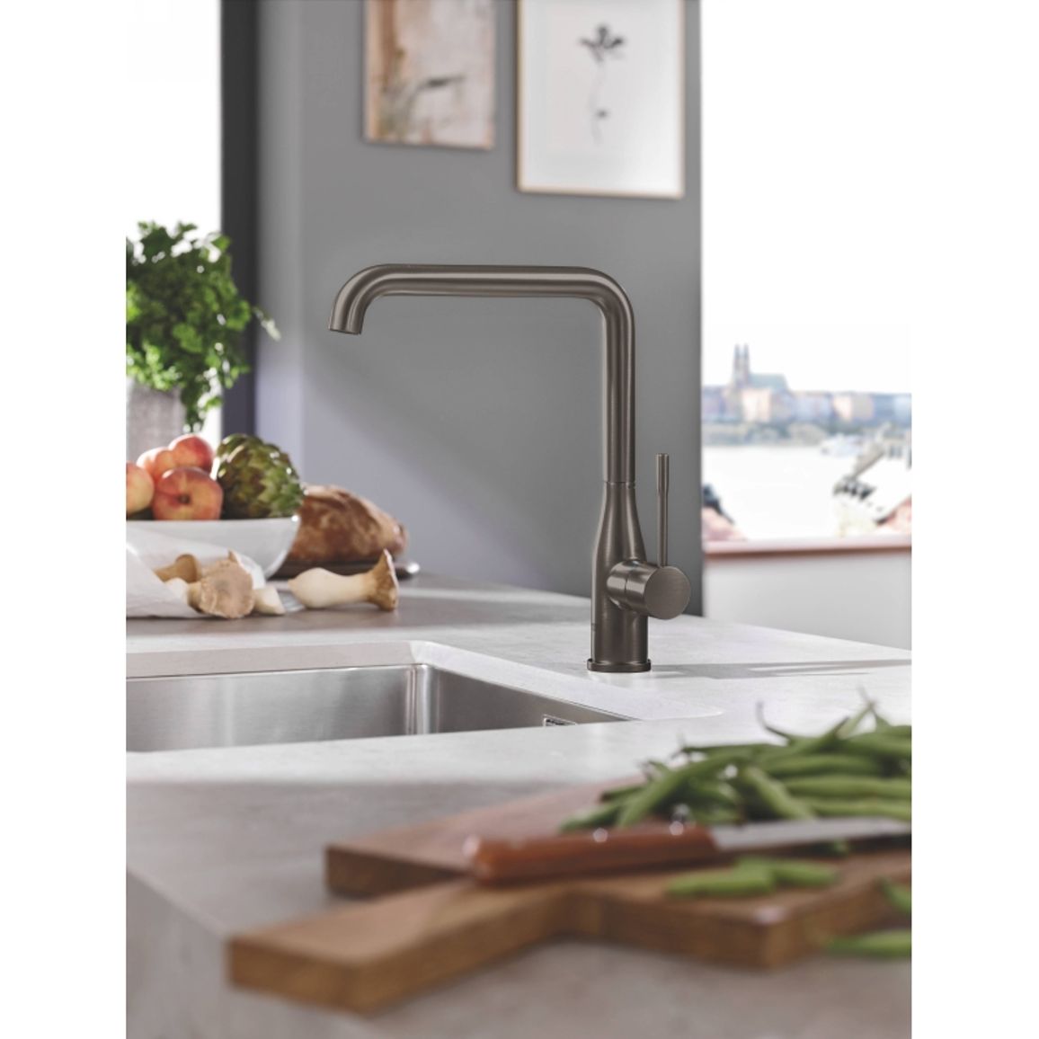 Змішувач Essence, матовий графіт Grohe (30269AL0) Змішувач Essence, матовий графіт Grohe (30269AL0)